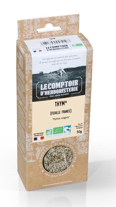 THYM BIO FEUILLE  FRANCE 50G