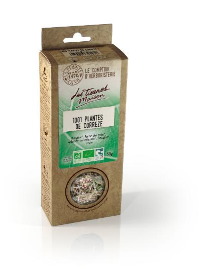 TISANE 1001 PLANTES DE CORREZE BIO 50G