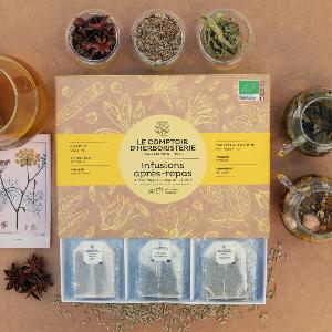 COFFRET 6 INFUSIONS BIO APRES-REPAS