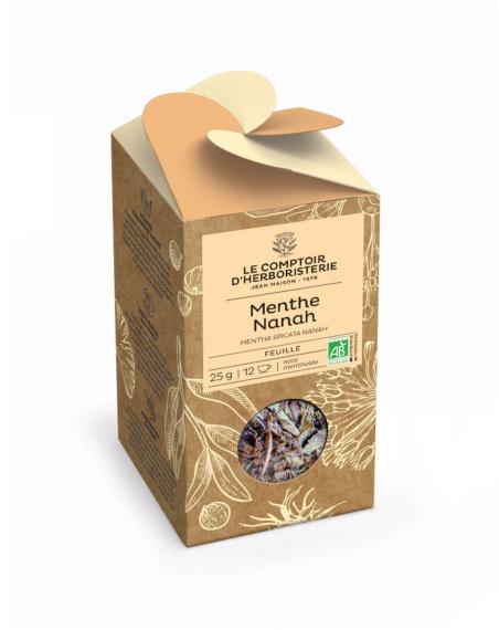 MENTHE NANAH BIO FEUILLE 25G