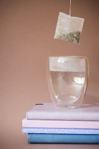 MUG EN VERRE DOUBLE PAROI 350ML COUVERCLE EN BAMBOU LCH