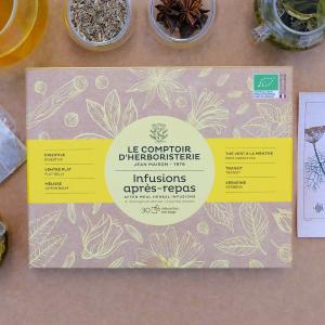 COFFRET 6 INFUSIONS BIO APRES-REPAS