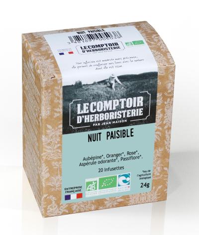 TISANE INFUSETTE NUIT PAISIBLE BIO (x20)