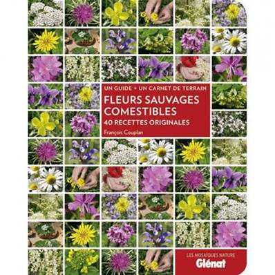 LIVRE "FLEURS SAUVAGES COMESTIBLES" DE FRANCOIS COUPLAN