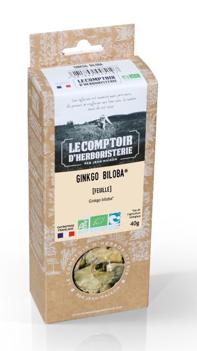GINKGO BILOBA BIO FEUILLE FRANCE 40G